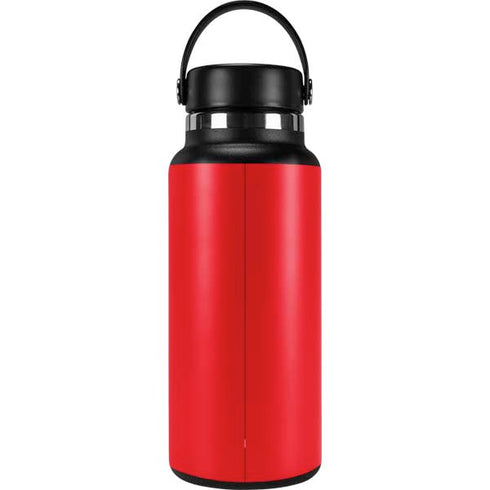 Red Solid Hydro Flask 32oz Wide Mouth Skin